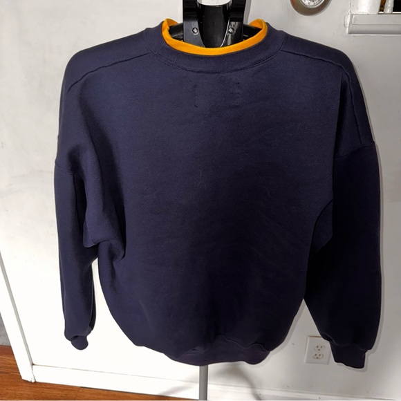 Vintage Michigan Navy Blue Sweater - Picture 2 of 3